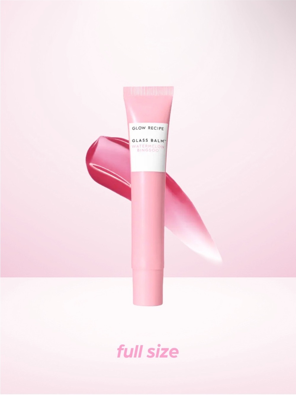BNIB Glow Recipe Glass Balm Lip Treatment Watermelon Bingsoo